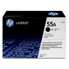 CE255AHP # 55A LASERJET P3015 BLACK PRINT CARTRIDGE. 